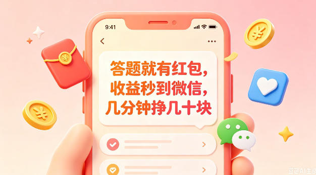 答题就有红包，收益秒到微信，几分钟挣几十块，学生党上班族宝妈都可以玩【揭秘】-藏宝阁