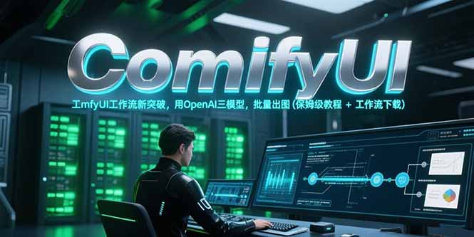 ComfyUI工作流新突破，用OpenAI三模型，批量出图(保姆级教程+工作流下载-藏宝阁