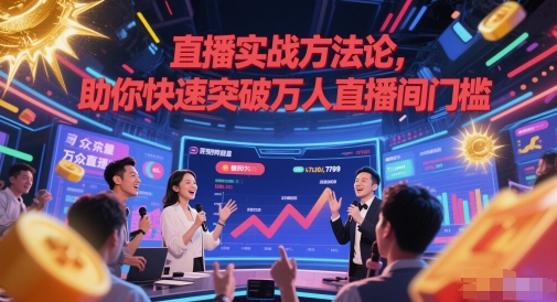 直播实战方法论，助你快速突破万人直播间门槛-藏宝阁