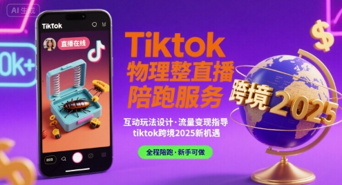 Tiktok物理整蛊直播陪跑服务-tiktok跨境2025-藏宝阁