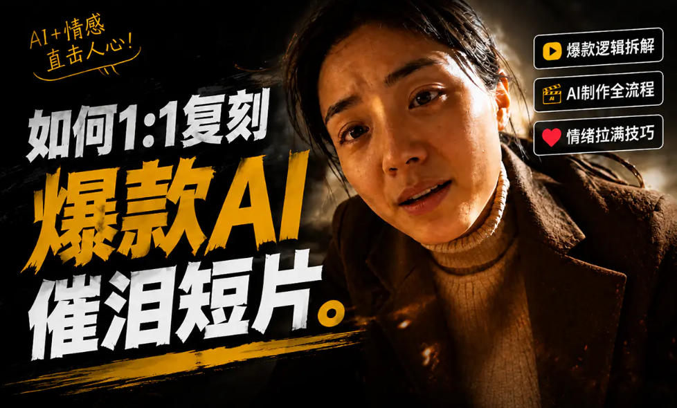 豆包+Gemini生成真人AI短剧-拆解复刻百万爆款第一人称短片，一站式讲透爆款复刻全流程-藏宝阁
