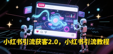 小红书引流获客2.0，小红书引流教程-藏宝阁