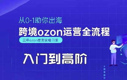 OZON入门到高阶全流程，从0-1助你出海，跨境ozon运营全流程-藏宝阁