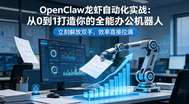 OpenClaw龙虾自动化实战：从0到1打造你的全能办公机器人，立刻解放双手，效率直接拉满-藏宝阁