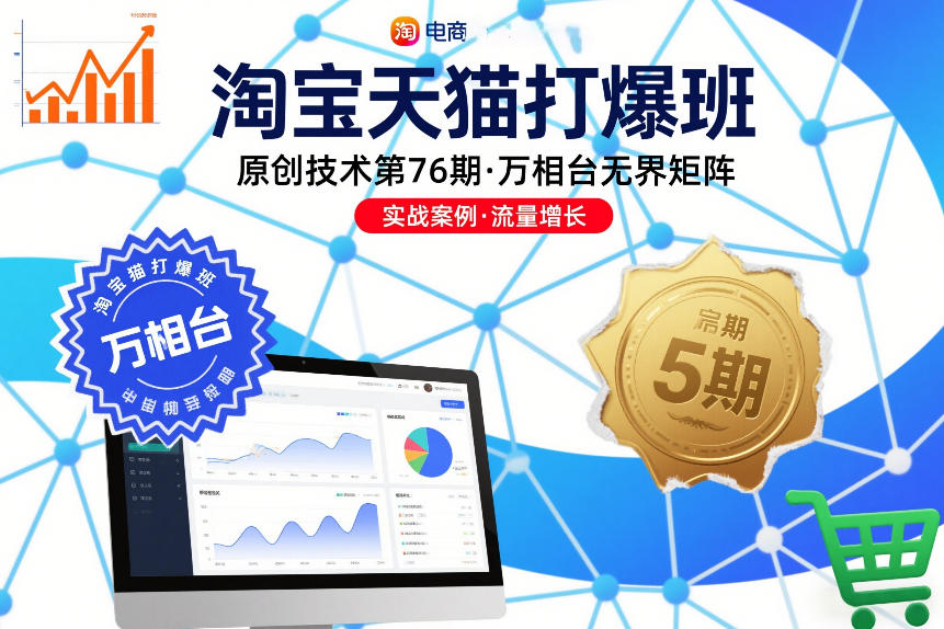 淘宝天猫打爆班原创技术第76期，万相台无界矩阵-藏宝阁