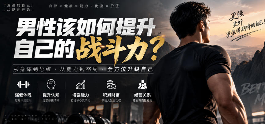 付费文章：男性该如何提升自己的战斗力？-藏宝阁