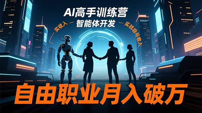 AI高手训练营3.0，ChatGPT，Midjourney，智能体开发，自由职业月入破万-藏宝阁