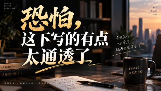 灏泽叔最新付费文章：恐怕，这下写的有点太通透了-藏宝阁
