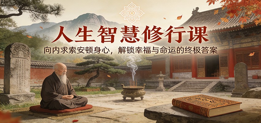 人生智慧修行课：向内求索安顿身心，解锁幸福与命运的终极答案-藏宝阁