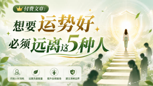 付费文章：想要运势好，必须远离这5种人-藏宝阁