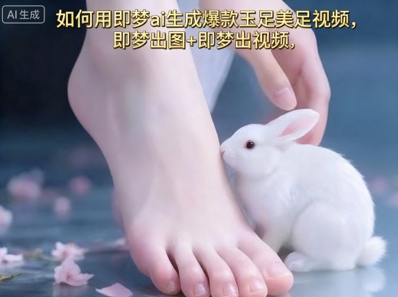 如何用即梦ai生成爆款玉足美足视频，即梦出图+即梦出视频，快速涨粉-藏宝阁