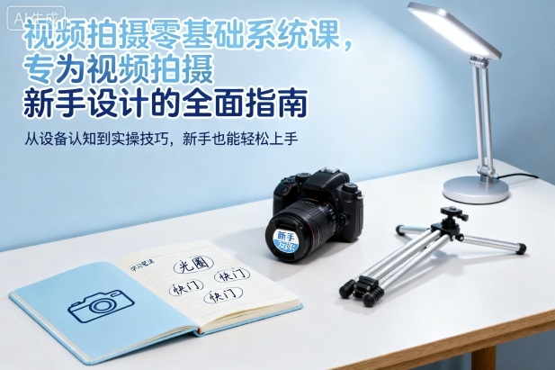视频拍摄零基础系统课，专为视频拍摄新手设计的全面指南-藏宝阁