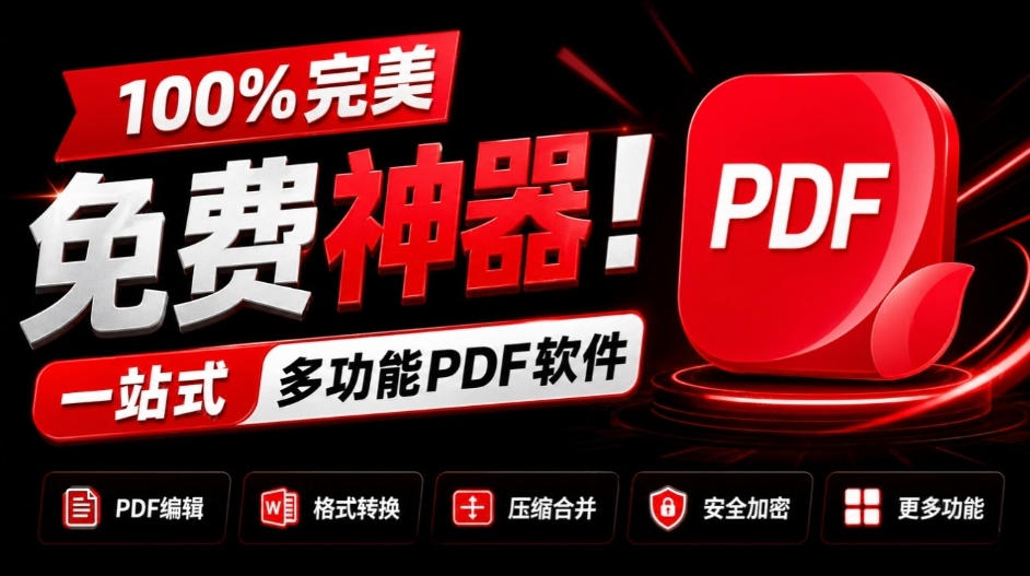 100%完美免费神器！一站式多功能PDF软件，支持PDF格式转换压缩编辑等，简约无广告，太Nice了JOPDF-藏宝阁