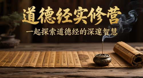 道德经实修营，一起探索道德经的深邃智慧-藏宝阁