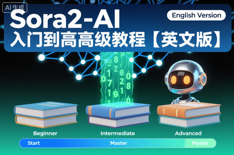 Sora2-AI入门到高级教程【英文版】-藏宝阁