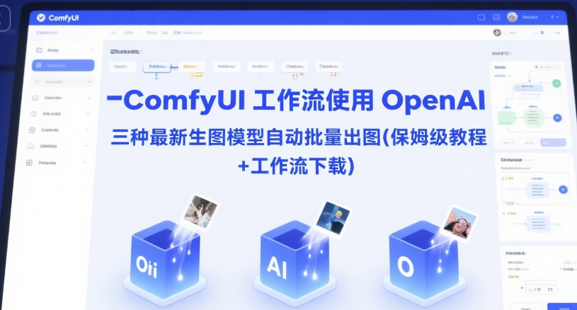 ComfyUI 工作流使用 OpenAI 三种最新生图模型自动批量出图(保姆级教程+工作流下载)-藏宝阁
