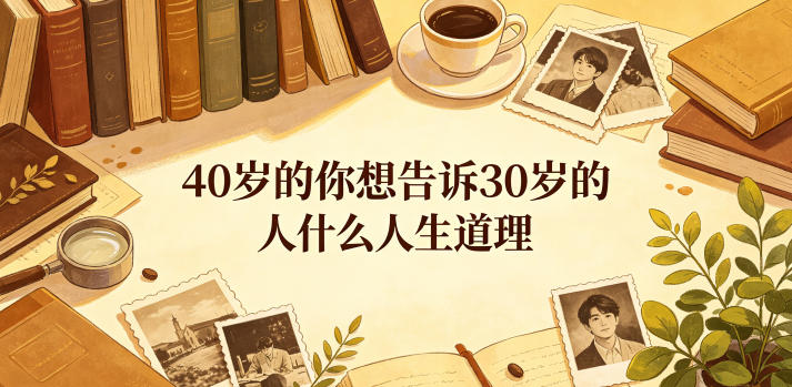 公众号付费文章：40岁的你想告诉30岁的人什么人生道理？-藏宝阁