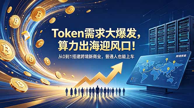 Token需求大爆发，算力出海迎风口！从0到1搭建跨境新商业，普通人也能上车-藏宝阁