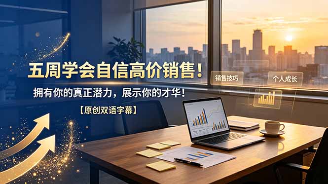 五周学会自信高价销售！拥有你的真正潜力，展示你的才华！【原创双语字幕】-藏宝阁
