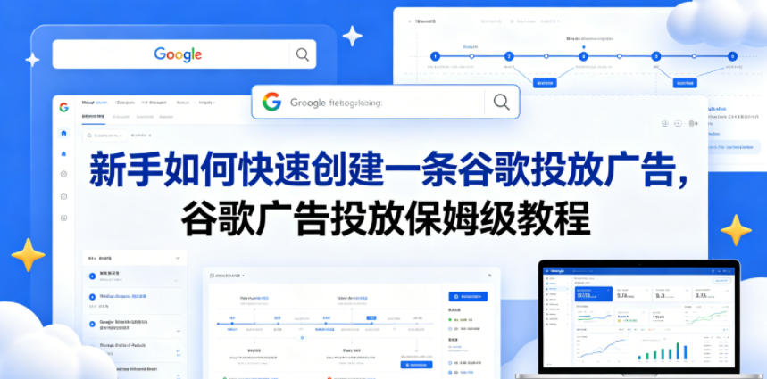 新手如何快速创建一条谷歌投放广告，谷歌广告投放保姆级教程-藏宝阁