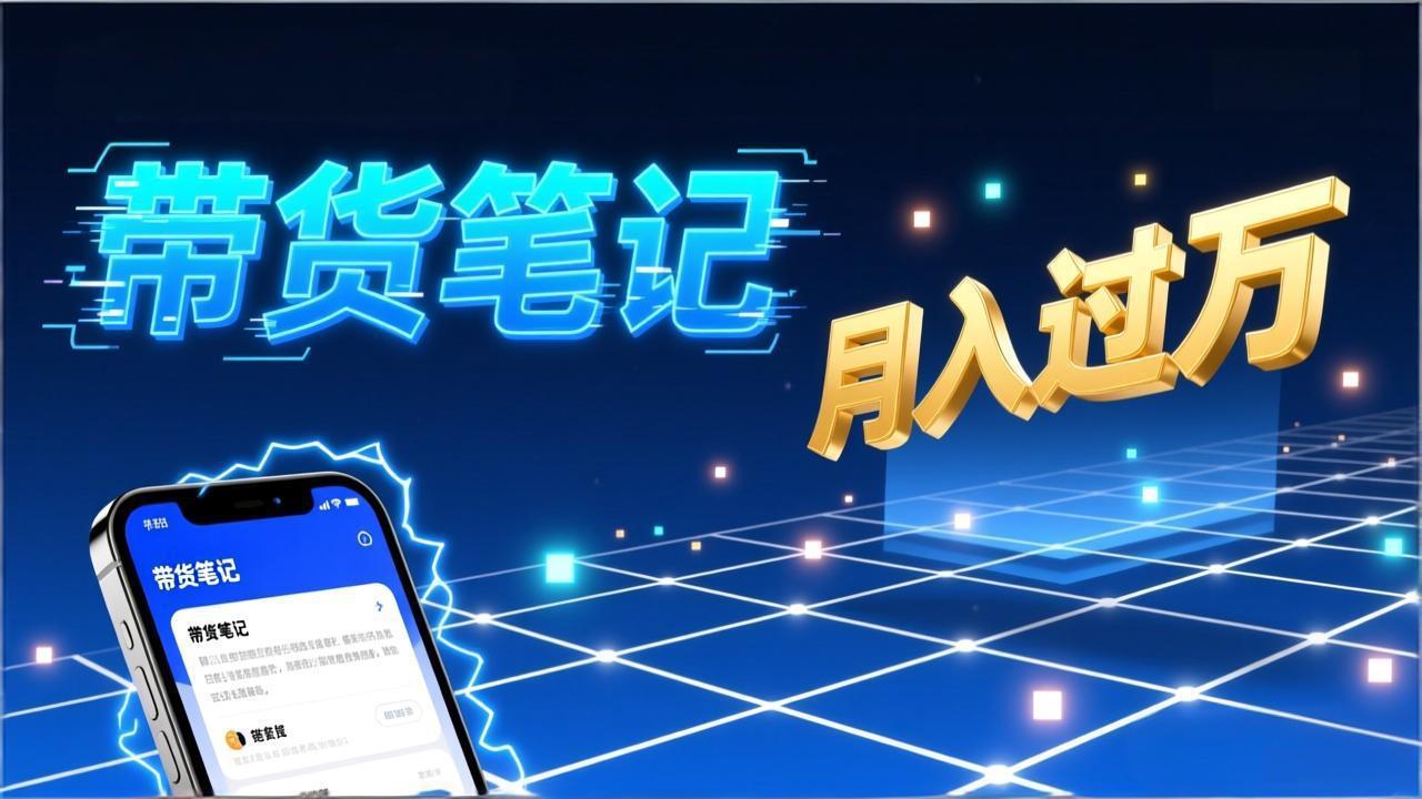 小红书爆款笔记带货实战：拆解封面标题正文全要素，手把手教你单篇笔记带货月入过万-藏宝阁