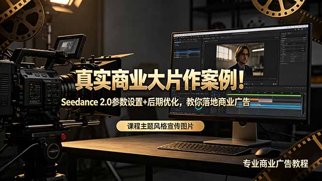 真实商业大片作案例！Seedance 2.0参数设置+后期优化，教你落地商业广告-藏宝阁
