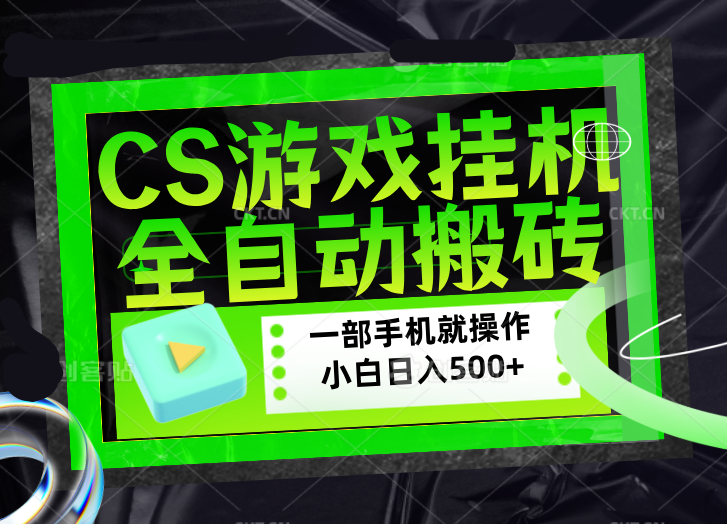 CSGO游戏挂机捡漏搬砖，超稳定的项目，带领1000+小白实现日入500+，数据可视频验证-藏宝阁