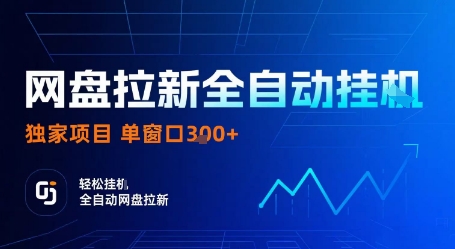 网盘拉新全自动挂G，独家项目，全自动运行完成拉新做任务，单窗口3张+【揭秘】-藏宝阁