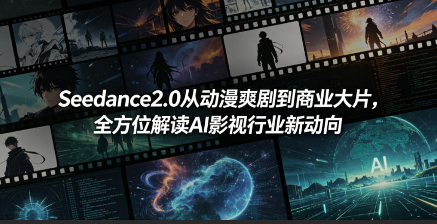 Seedance2.0从动漫爽剧到商业大片，全方位解读AI影视行业新动向-藏宝阁