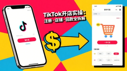 TikTok从开店到投流的进阶课，从基础实操到高阶技巧一网打尽-藏宝阁