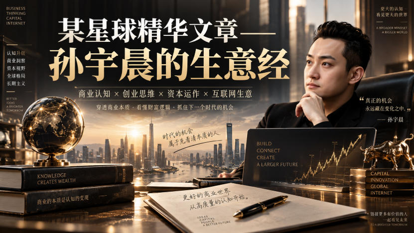 某星球精华文章——孙宇晨的生意经-藏宝阁