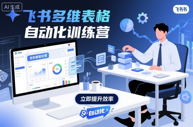 飞书多维表格自动化训练营，手把手教你告别重复处理，用多维表格开启高效办公新模式-藏宝阁