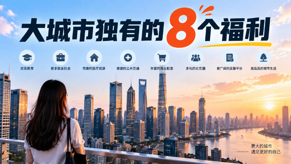 某公众号付费文章：大城市独有的8个福利-藏宝阁