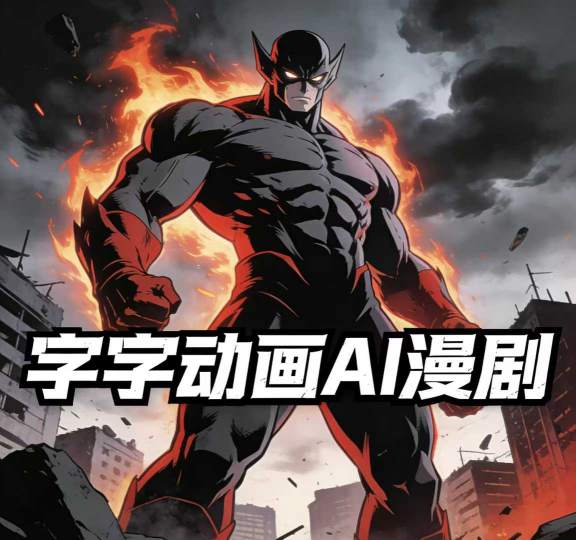 字字动画AI漫剧2026年第1期系统课程，小白看完就能学会实操的漫剧课，单人月收1-3W-藏宝阁