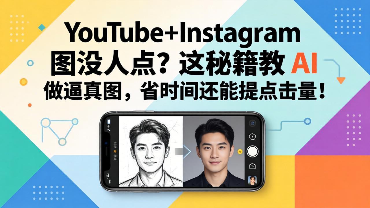 YouTube+Instagram图没人点？这秘籍教 AI 做逼真图，省时间还能提点击量-藏宝阁
