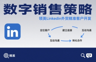 数字销售策略领英LinkedIn外贸精准客户开发-藏宝阁