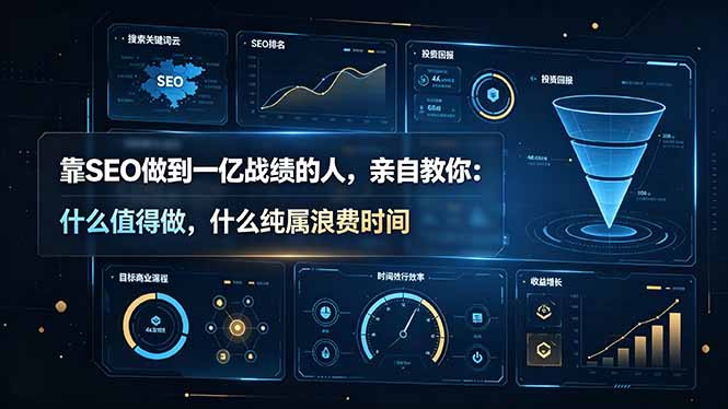 靠SEO做到一亿战绩的人，亲自教你：什么值得做，什么纯属浪费时间【原创双语字幕】-藏宝阁