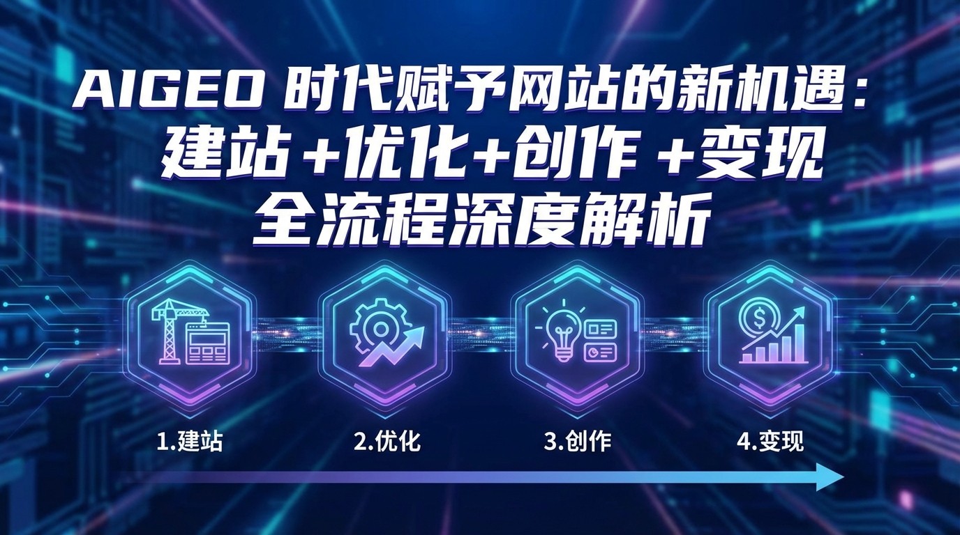 AIGEO+时代赋予网站的新机遇：建站+优化+创作+变现+全流程深度解析-藏宝阁