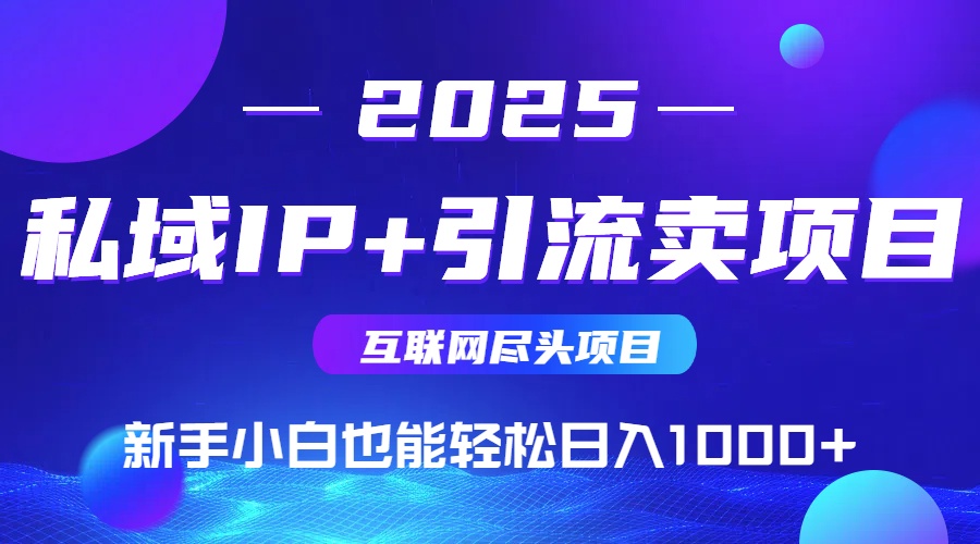 私域IP+卖项目，普通人小白也能轻松实现日入1000+-藏宝阁