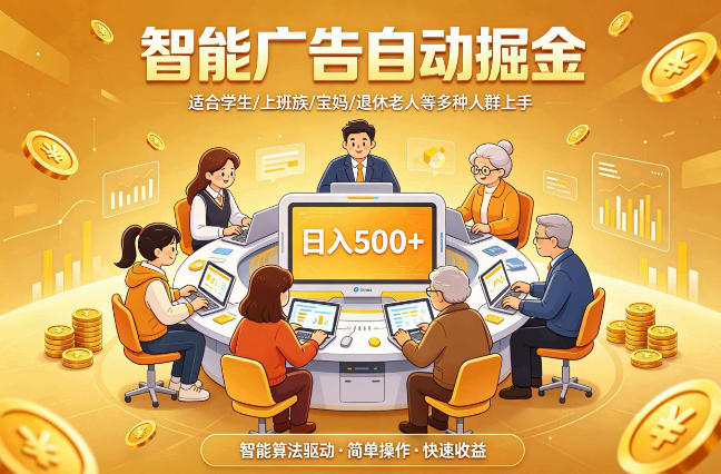 2026年最好做的项目：自动掘金项目，小白轻易上手，单日轻松收入500+【揭秘】-藏宝阁