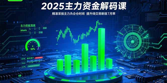 2025主力资金解码课：精准捕捉主力建仓时机，提升短线交易胜率(更新7月-藏宝阁