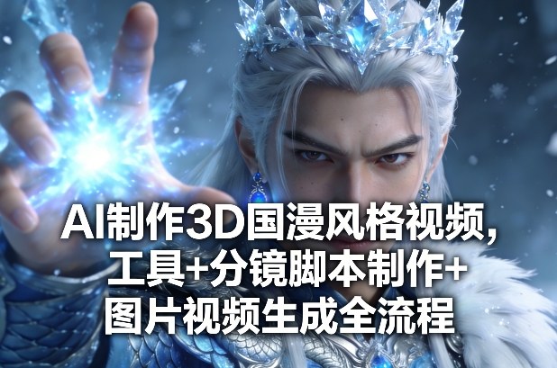 AI制作3D国漫风格视频，工具+分镜脚本制作+图片视频生成全流程-藏宝阁