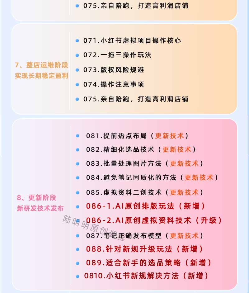 图片[4]-小红书虚拟项目特训班9.0，全面拥抱AI，批量产出原创PPT货源，单品/单店纯利润几万到几十W-藏宝阁