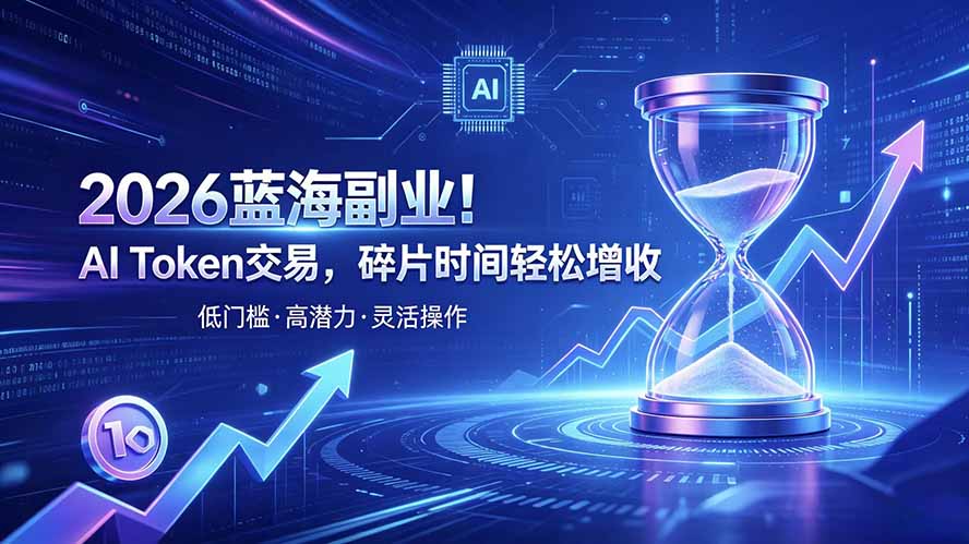 AI Token算力赛道！普通人可入局的数字副业-藏宝阁