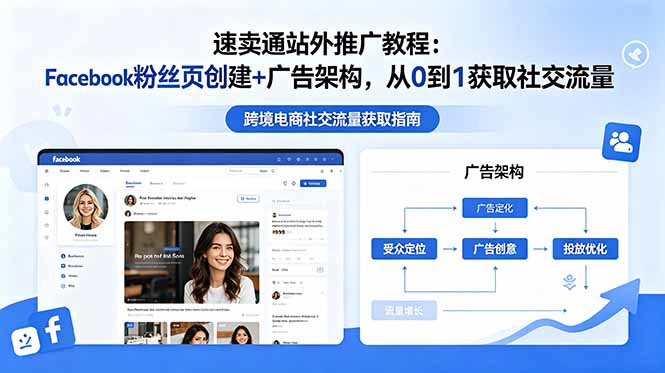 速卖通站外推广教程：Facebook粉丝页创建+广告架构，从0到1获取社交流量-藏宝阁