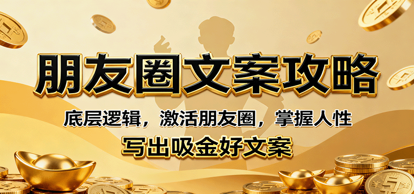 朋友圈文案攻略：底层逻辑，激活朋友圈，掌握人性，写出吸金好文案-藏宝阁