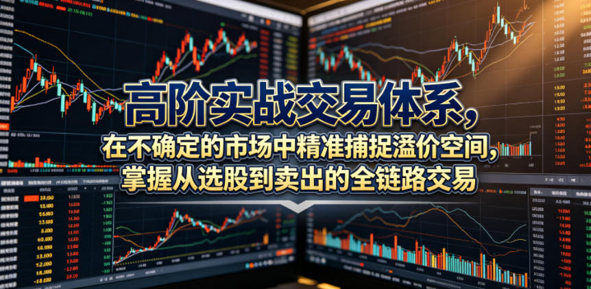 高阶实战交易体系，在不确定的市场中精准捕捉溢价空间，掌握从选股到卖出的全链路交易心法(更新6月)-藏宝阁