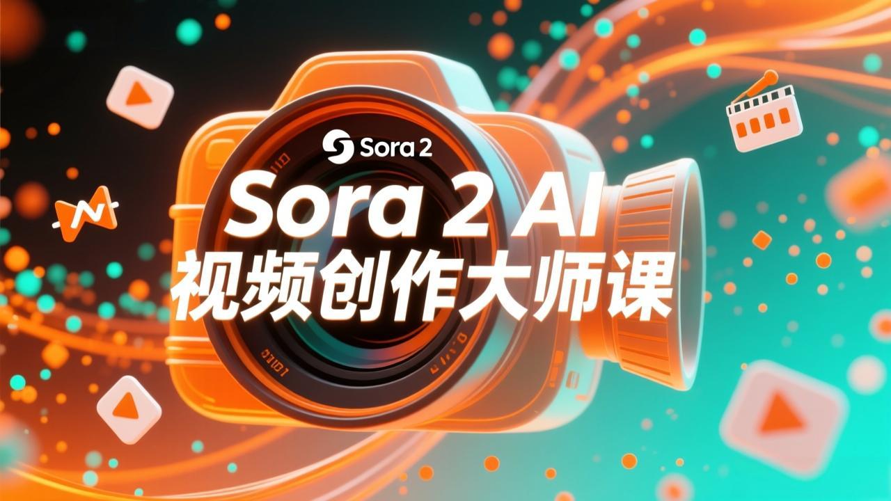 如何利用Sora 2创建流行AI人工智能视频大师班教程：掌握创作全流程，产出百万播放内容-藏宝阁