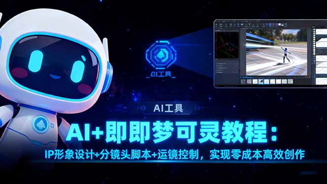 AI+即梦可灵教程：IP形象设计+分镜头脚本+运镜控制，实现零成本高效创作-藏宝阁