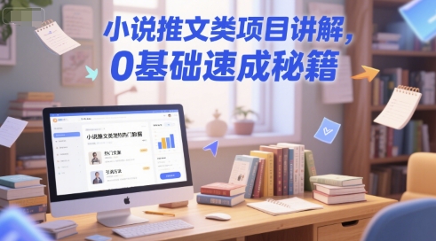 小说推文类项目讲解，0 基础速成秘籍-藏宝阁